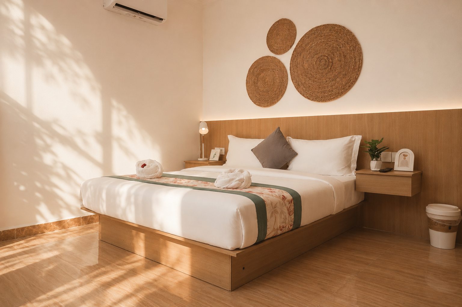 A sunlit room at KIRI INN