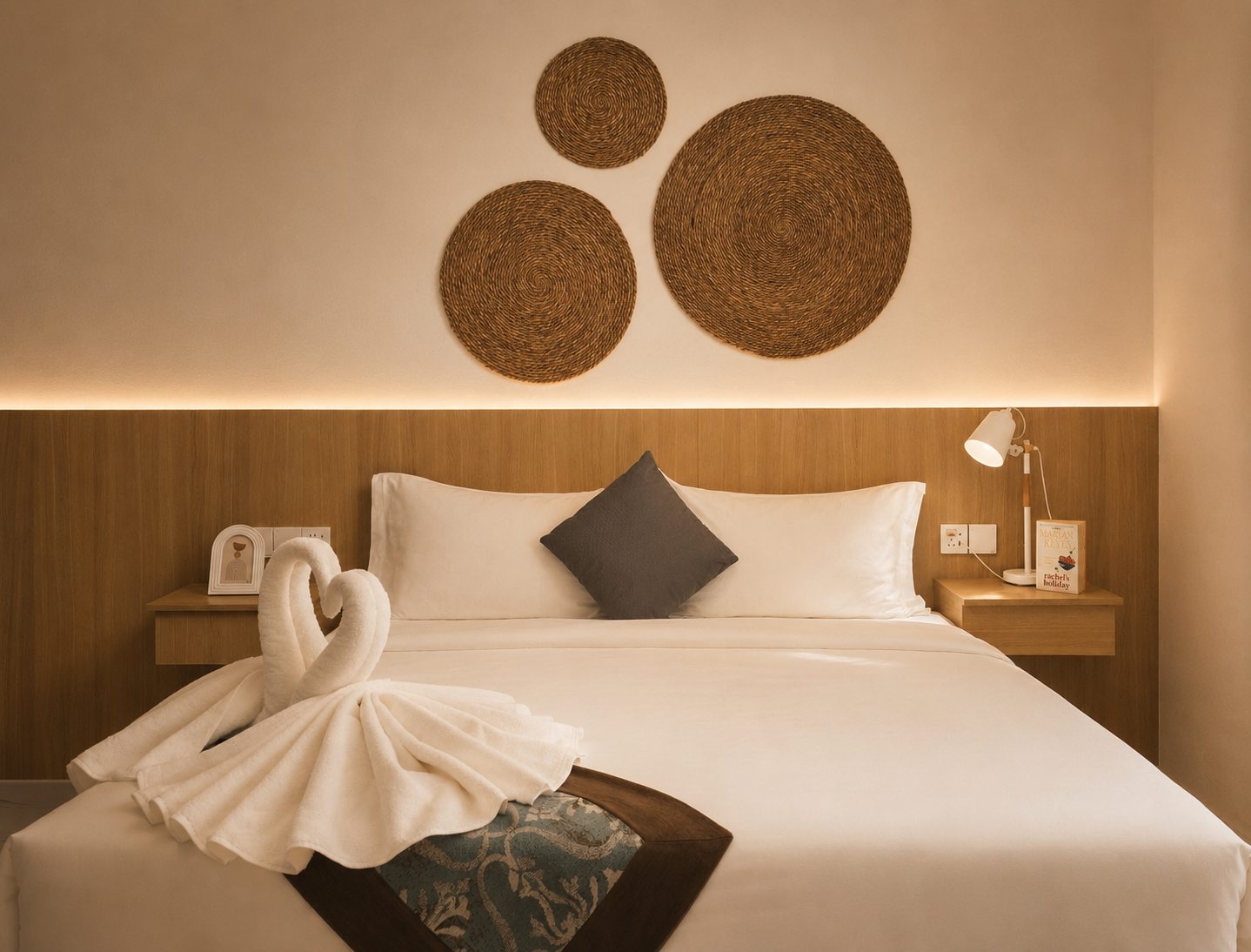 A KIRI INN room prepared for a guest