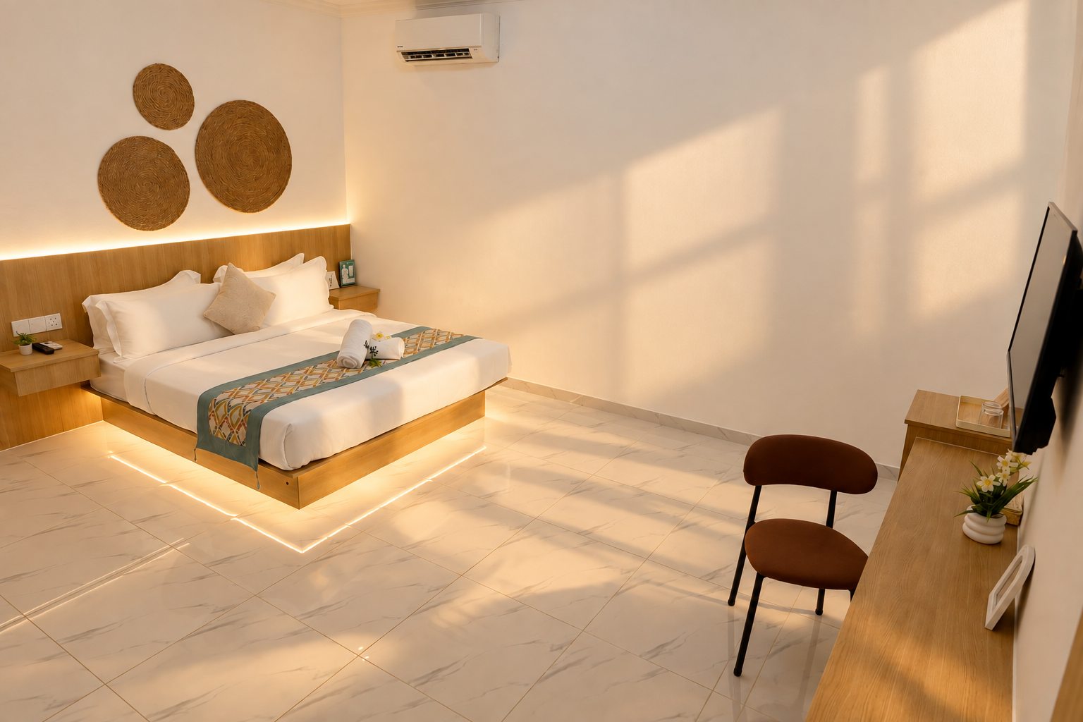 VIP Room bed and seating