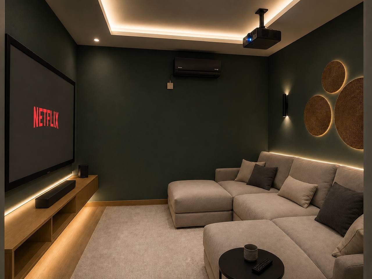 Preview of the planned private theater at KIRI INN